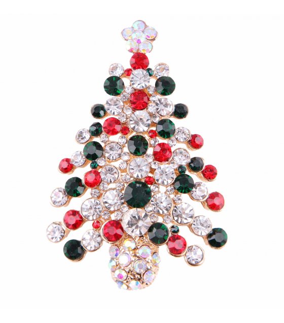 SB379 - Christmas Tree Saree Brooch
